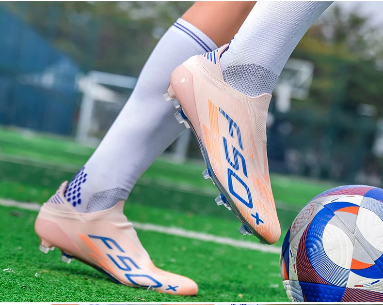Neue Herren-Fußballschuhe Rutschfeste Sneakers Trainingsschuhe Bestseller Fußballstiefel Leichte Hochwertige Rasenplatzschuhe Mittelhohe Outdoor-Schuhe – Detail 36
