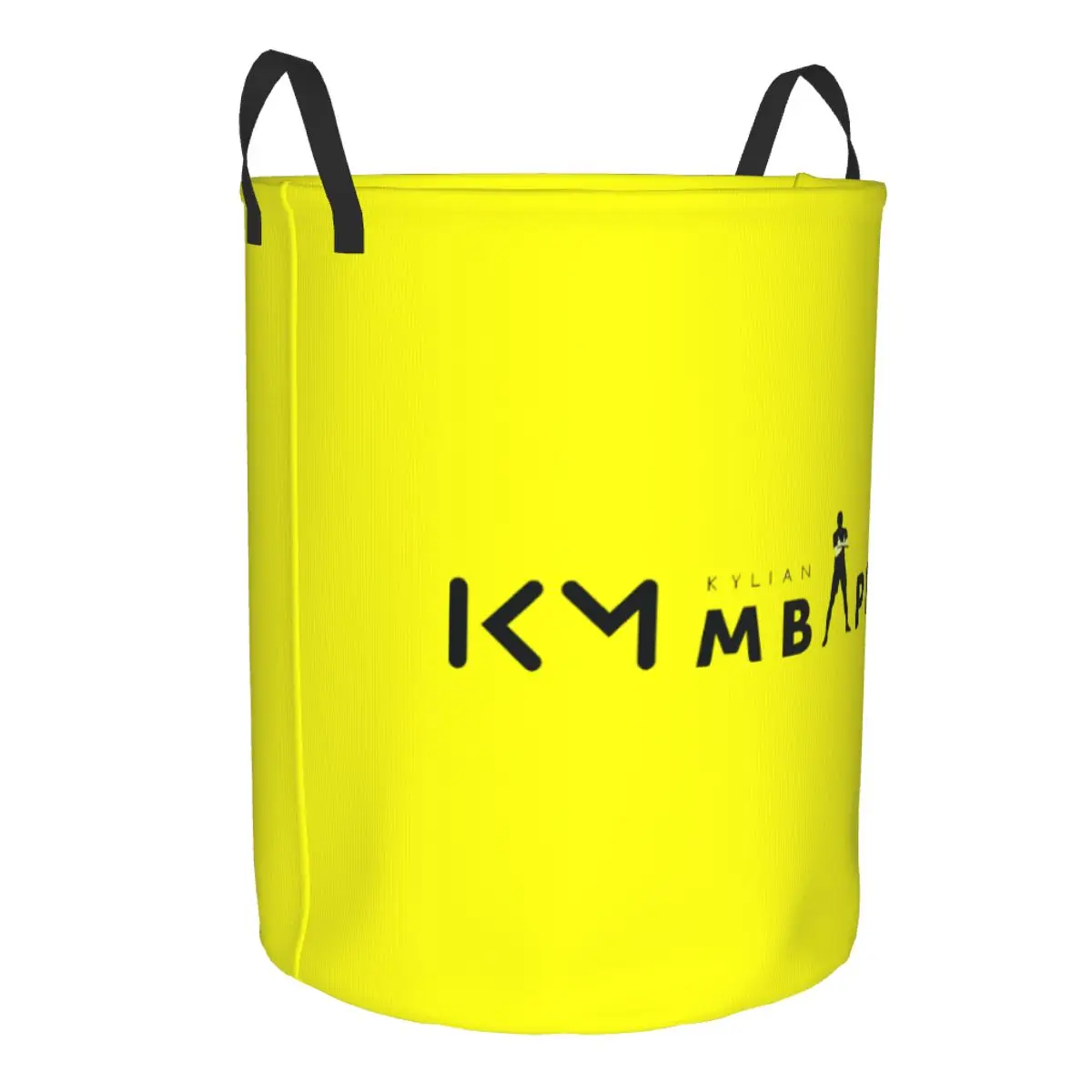 Mbappes KM Laundry Basket Collapsible Soccer Clothes Hamper for Nursery Kids Toys Storage Bin