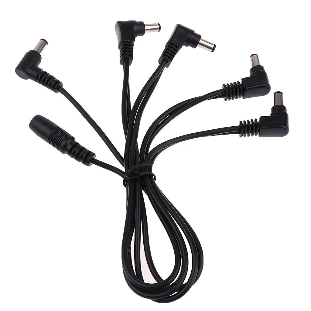 Multi Output Splitter Power Cable Copper PVC Accessory for Electric Guitar Pedal Effect Board