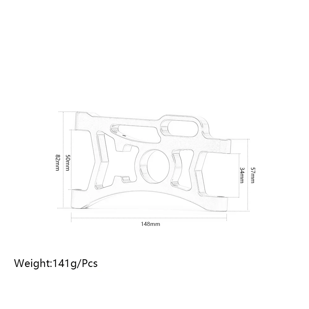 Lega di alluminio #85402 braccio di sospensione inferiore posteriore (L/R) per RC 1/5 HPI Baja 5B 5SC 5T 5R SS 1970 T1000 KM ROVAN accessori per auto