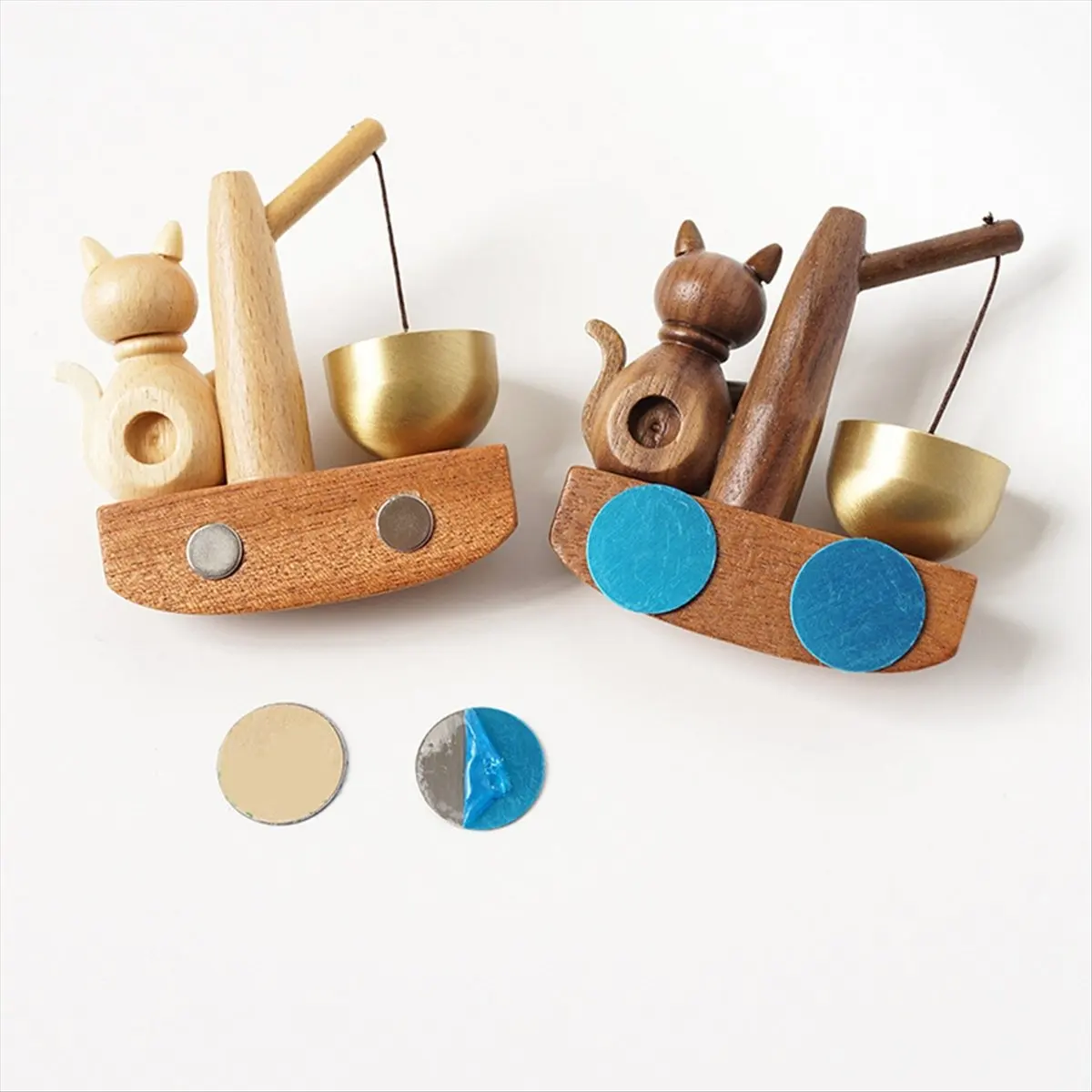 

REST Деревянный дверной звонок из бука, колокольчик, декор комнаты, садовый пейзажный колокольчик, напоминание о магазине