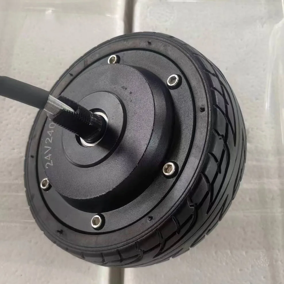 5.5-inch wheel hub motor, children's stroller motor, scooter motor, brushless wheel hub motor, flat tire