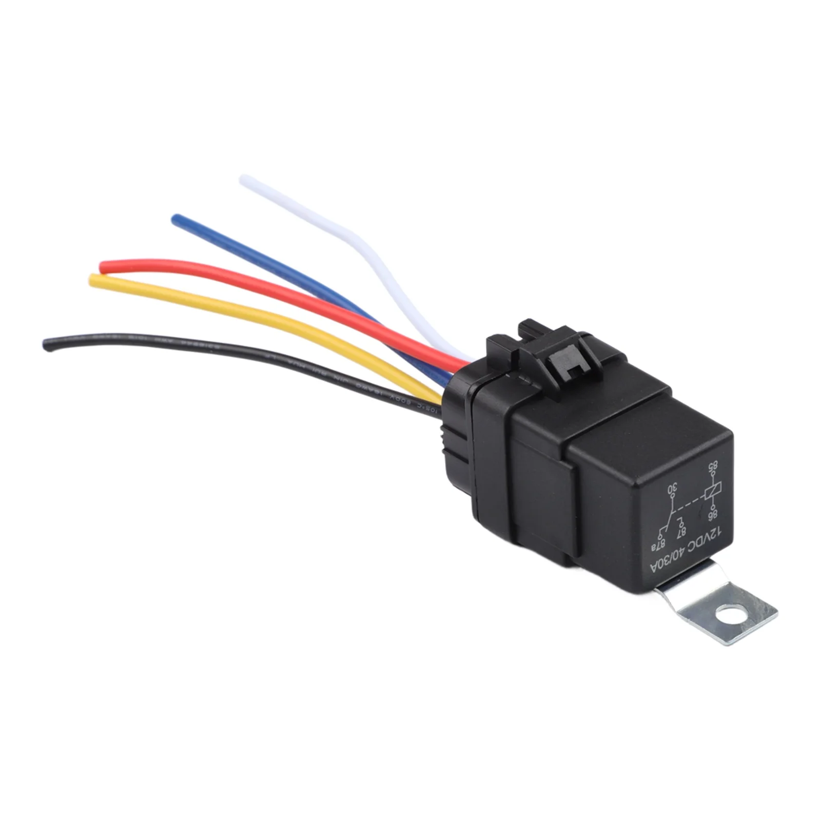 For Cars 5-pin Relay Switch 12V Relay Harness For Car Wiring Waterproof Car Relay Harness Relay 30A 40A Current