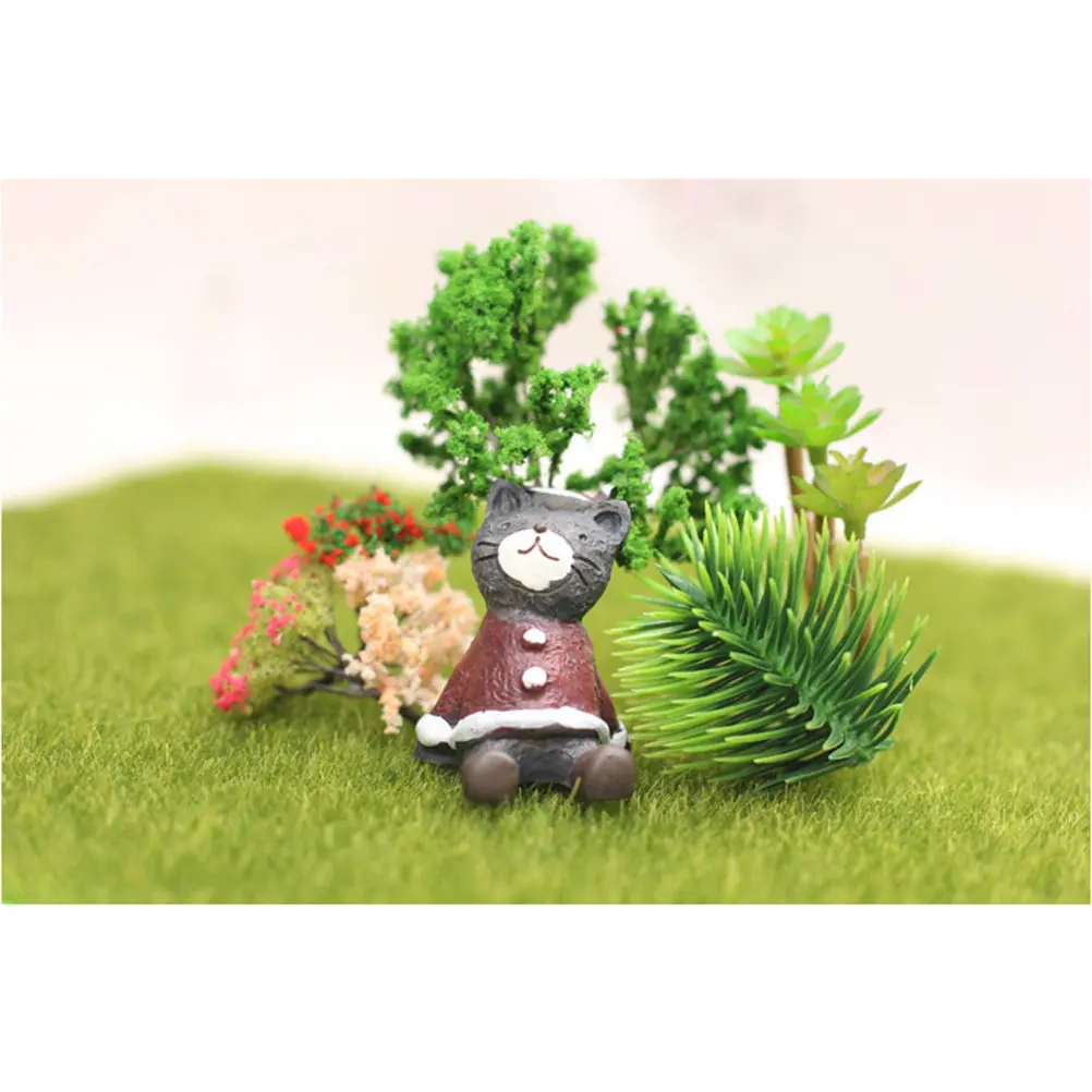 

1 шт. Искусственный мох в бутылке, имитация газона, микроландшафт, зеленый пластиковый газон для декора дома, ресторана, бара, забора