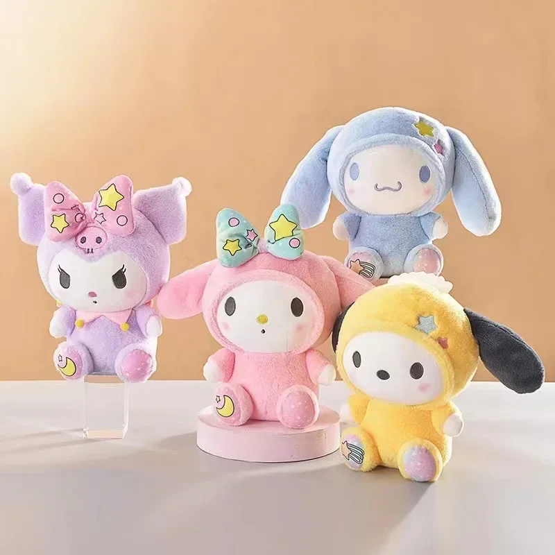 25Cm Anime Kuromid zabawki Kawaii Kuromi Mymelody Cinnamorol pluszowa miękka pluszowa lalka pluszowa poduszka świąteczny prezent dekoracja