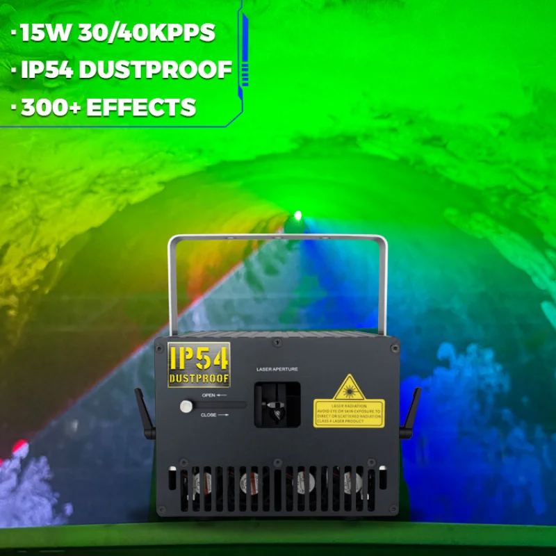 

Yunxin 15w Wedding Party Stage Ilda Dj bar Rgb Laser Lighting Effect Show