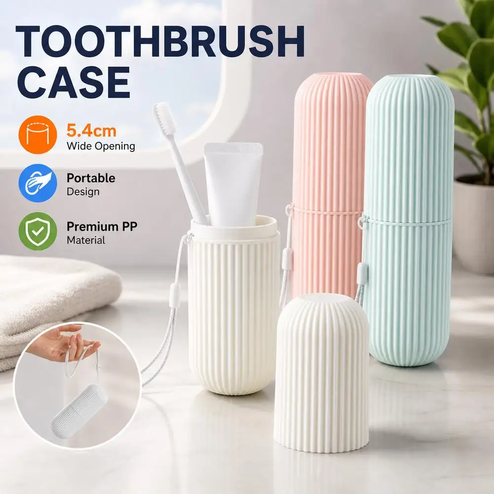 Portable Toothpaste Toothbrush Protect Holder Case Protect Toothbrush Toothpaste From Dirt And Damage Travel Camping Storage Box