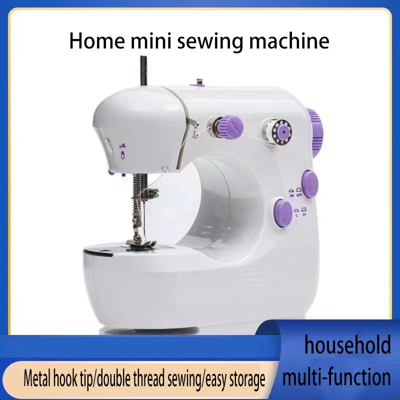 Overlock Machine Desktop Sewing Machine Everything for Sewing Machines Essential for Beginners Trimmers Handy DIY Mini Portable