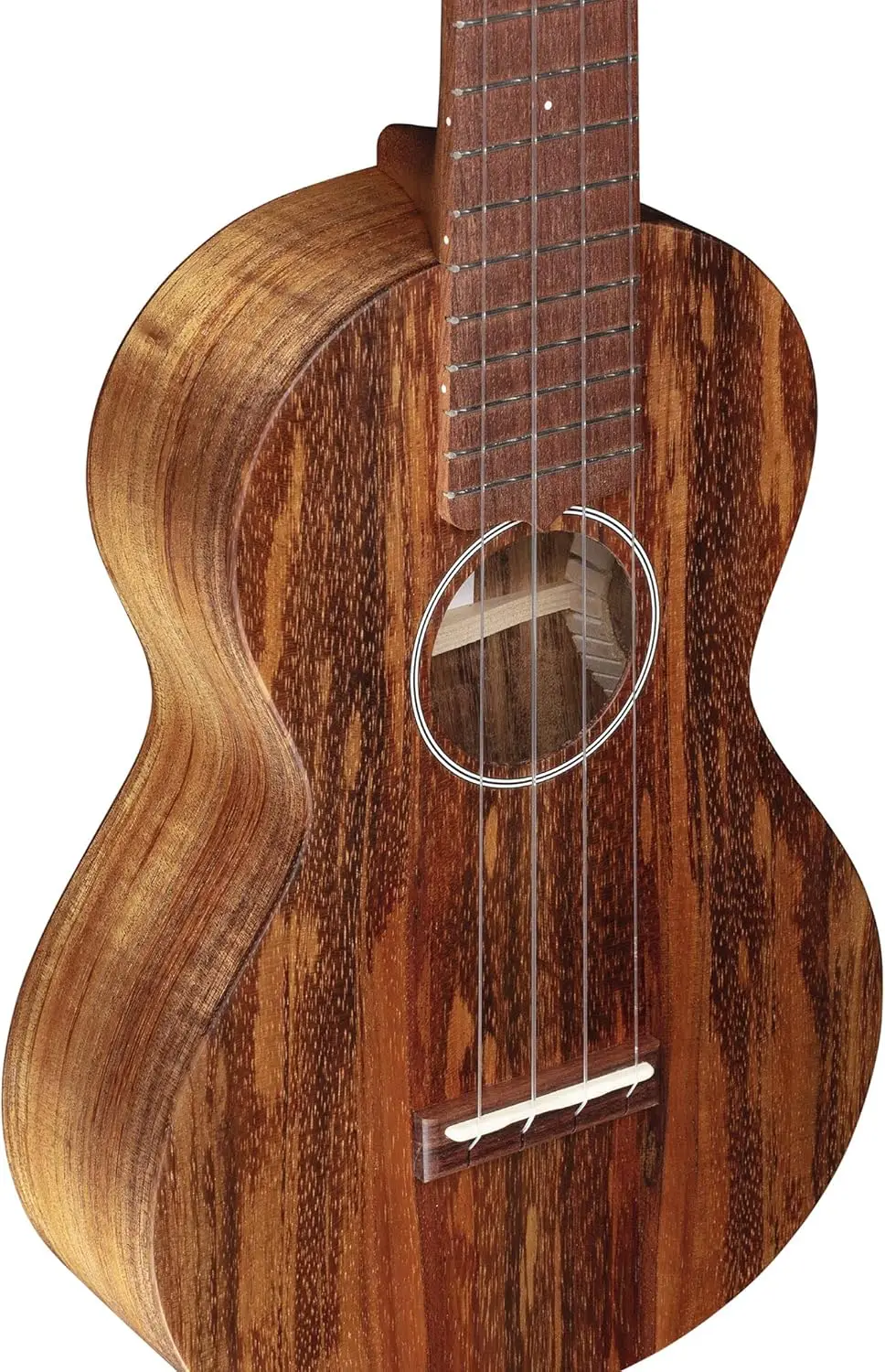 Hawaiian Koa Wood Construction, Hand-Rubbed Finish, Concert Ukulele Neck Shape with Standard Taper