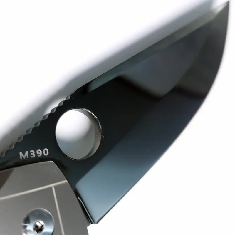 EDC Folding Knife high end collection Tactical Knife Compact Titanium Handle Advanced Powder Steel DLC Mirror Finish