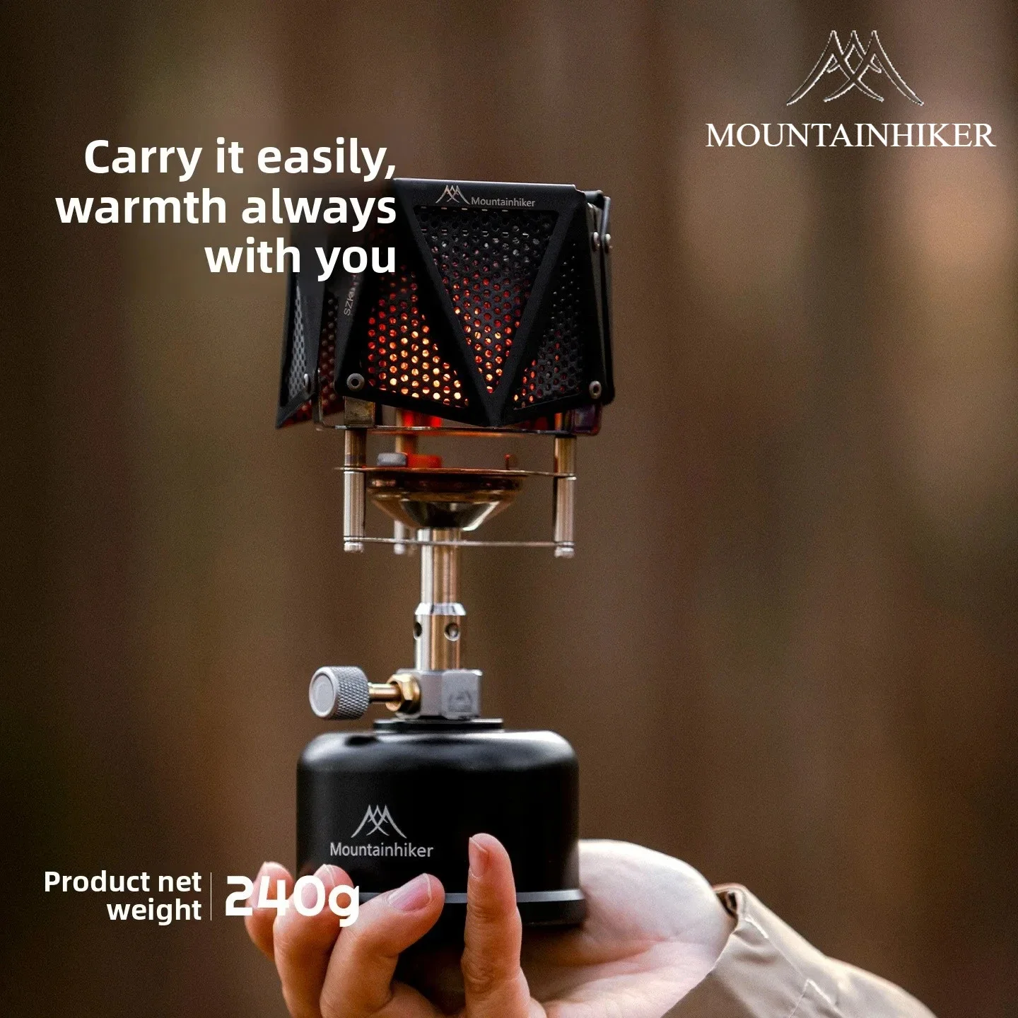 

MOUNTAINHIKER Coffee Stove Heating Cover Upgrade Outdoor Camping Home Office Small Portable Fire Multifunctional Heating Cover