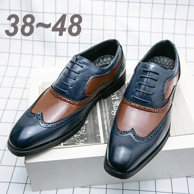 Мужские классические дизайнерские туфли ручной работы 2023 модные свадебные туфли С Вырезанным острым носком мужские лоферы оксфорды Мужская обувь женская 38 ~ 48