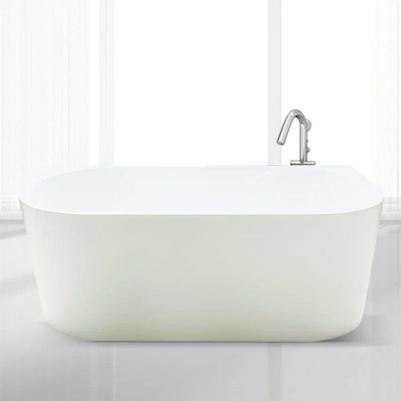 Cross-border foreign trade new modern simple acrylic bathtub home bed and breakfast hotel independent adult deep soaking tub