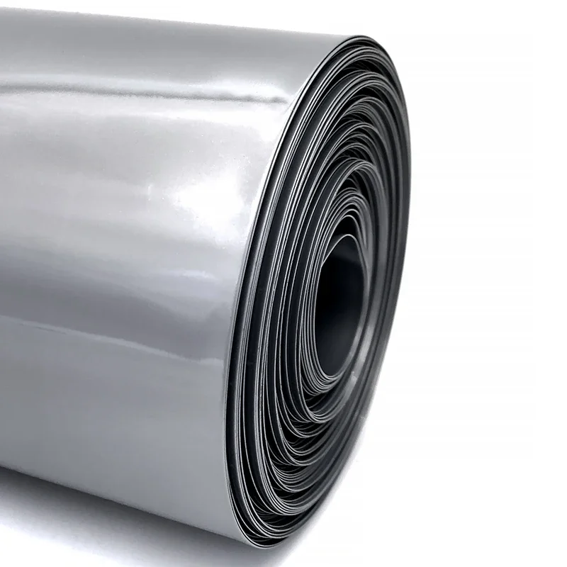 Gray PVC Heat Shrink tube 18650 21700 32650 shrink film lithium battery packaging film Width 30mm~300mm insulation shrink tube