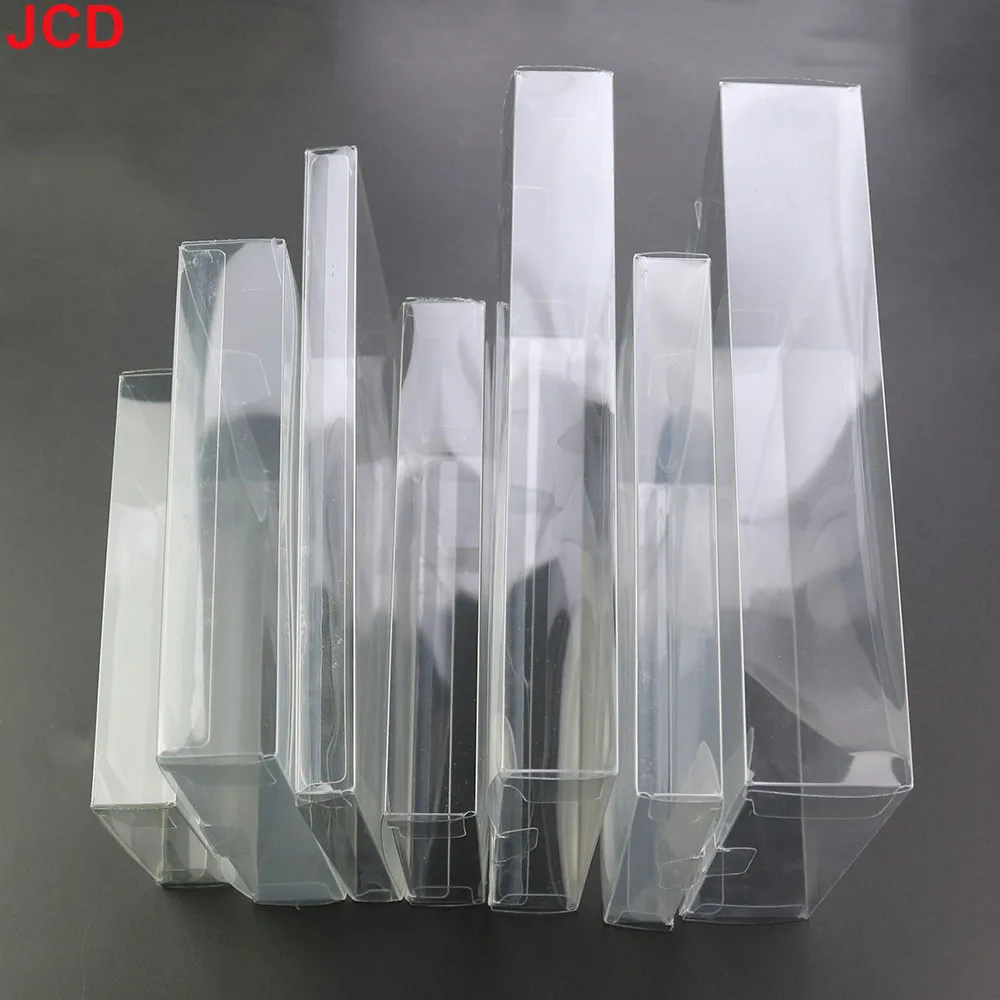 Jcd 1Pcs Clear Transparant Game Cartridge Box Case Cib Games Plastic Pet Protector Voor N64 Nes Snes Voor Gb Gba Gbc Ngpc Switch