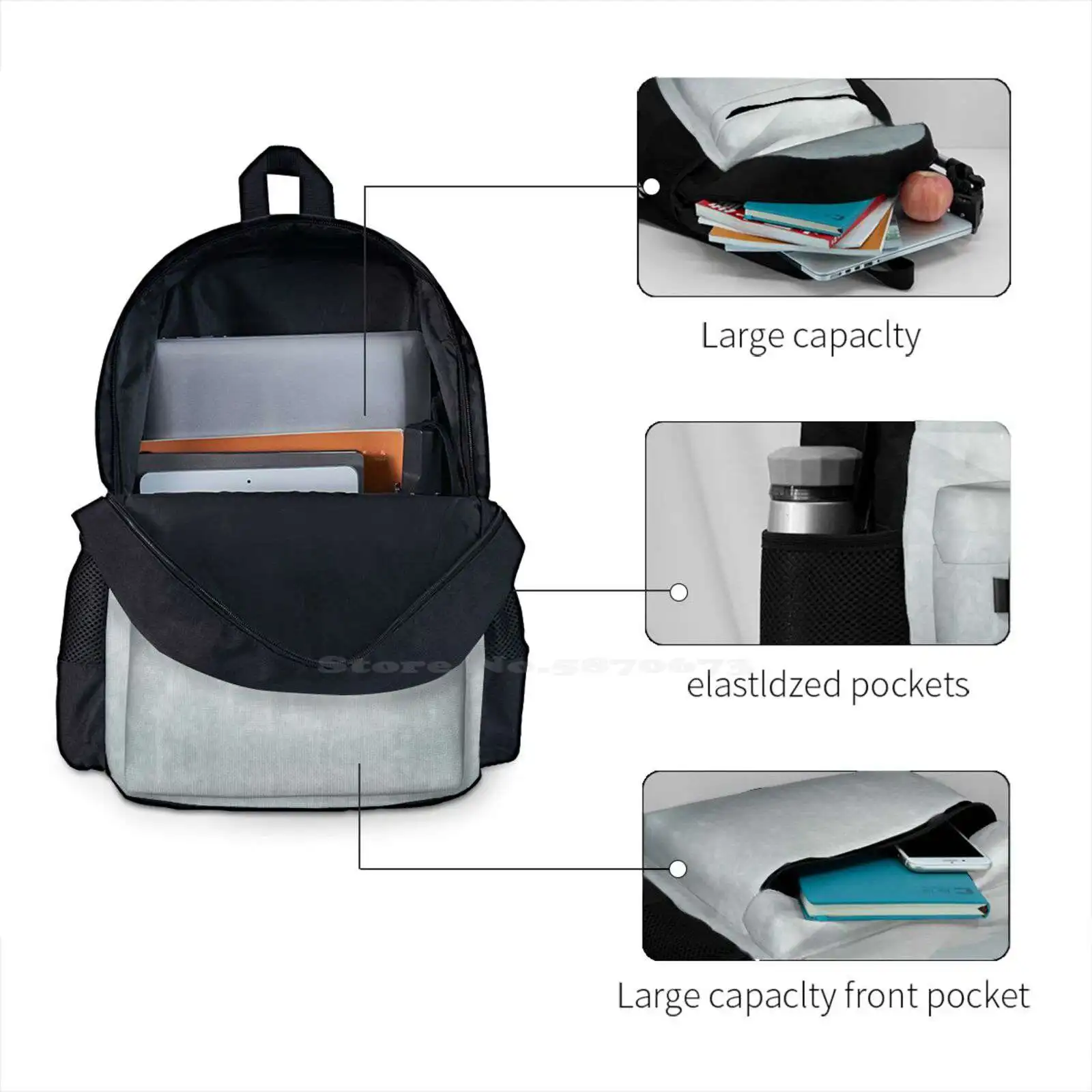The Endurance Hot Sale Schoolbag Backpack Fashion Bags Endeavour Shackleton South Pole Ship Ice Antarctica image 4