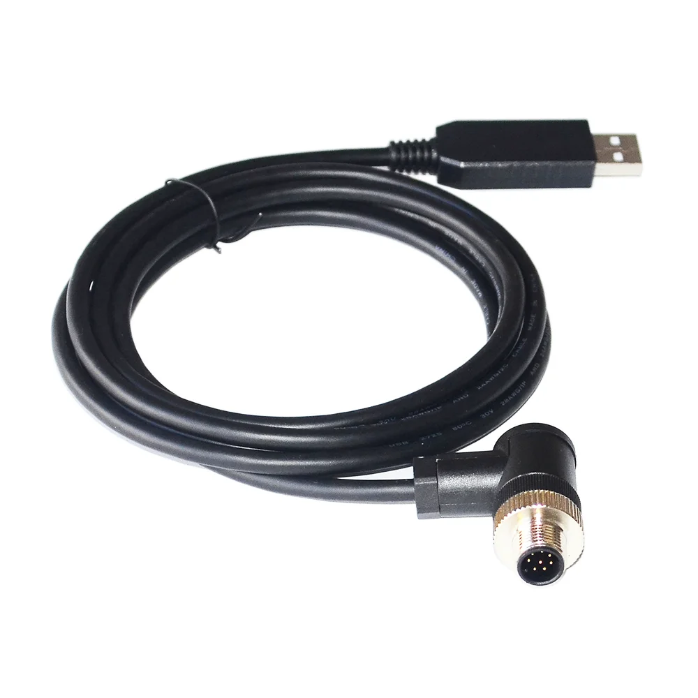 FTDI FT232RL ชิป USB TO M12 8PIN RS232 CONVERTER SERIAL การสื่อสารสําหรับ METTLER TOLEDO ICS SERIES BALANCES TO PC HOST