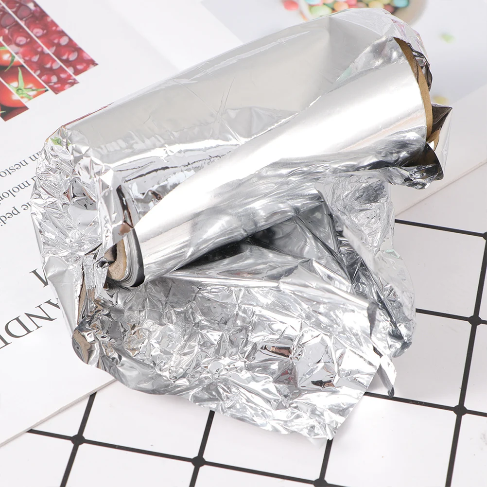 

2 Rolls Hair Coloring Tools Manicure Paper Perm Tin Foil Dye Barber Nail Art Home Salon Hair Care Styling Accessories