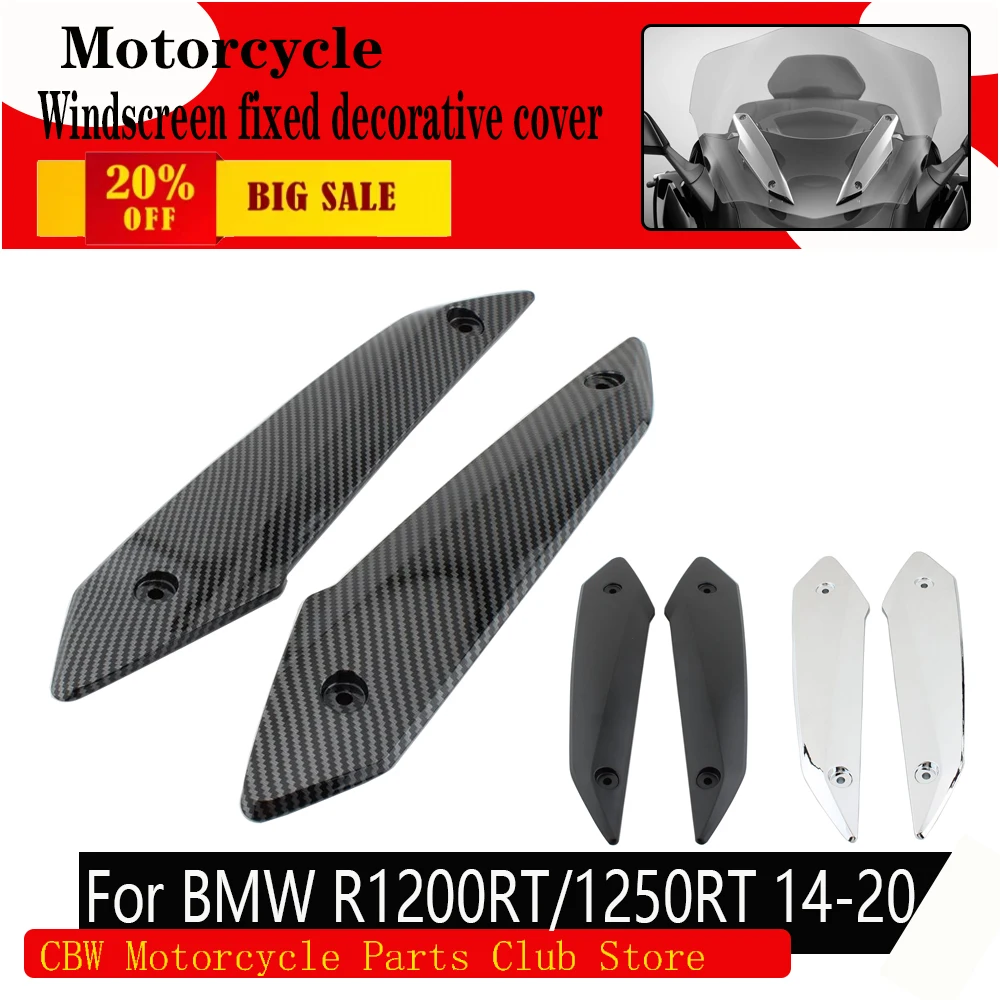 For BMW R1200RT/1250RT 2014-2020 Motorcycle Windscreen Cover Plate Windscreen Fixing Decorative Cover Accessory