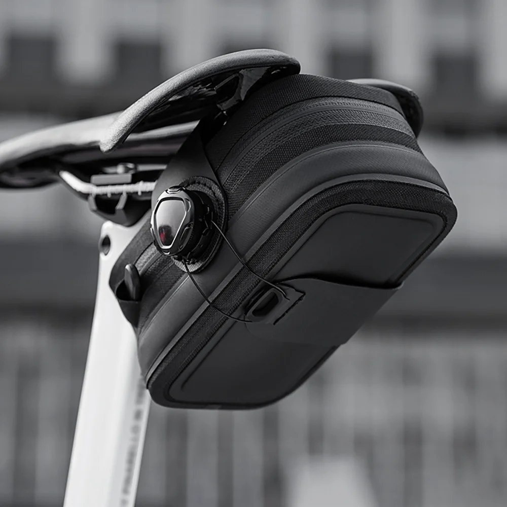 

Bicycle rear seat tail bag saddle bag rotating lock buckle tail bag bicycle riding equipment tool storage bag