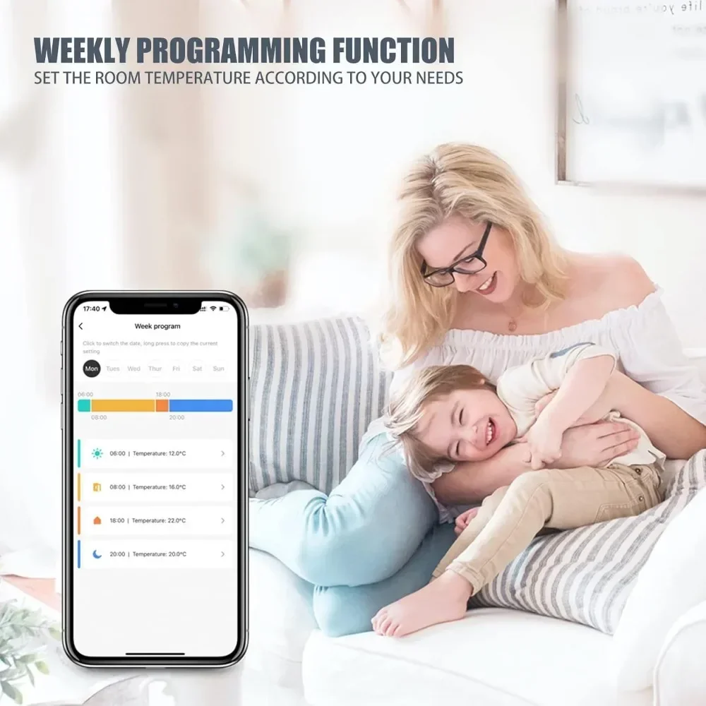 Strength Seller TRV Temperature Controller, Radiator Actuator, Valves, Thermostatic Radiator Valves, Alexa Google Home Support20