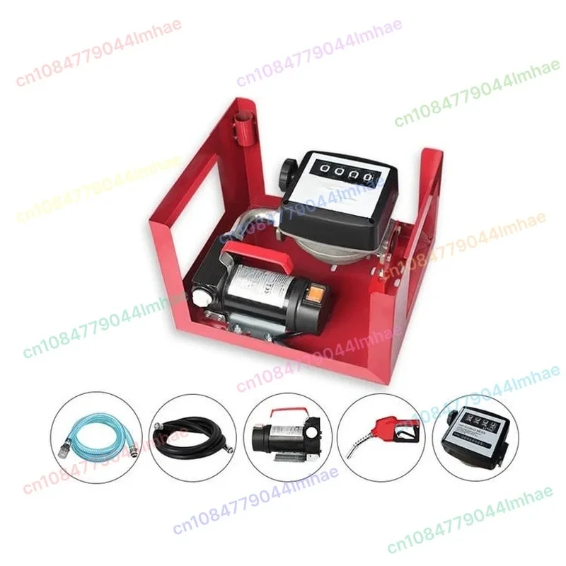 Electric Transfer Pump 12V 24V 220V for Diesel High Flow Fuel Oil Transfer with Nozzle