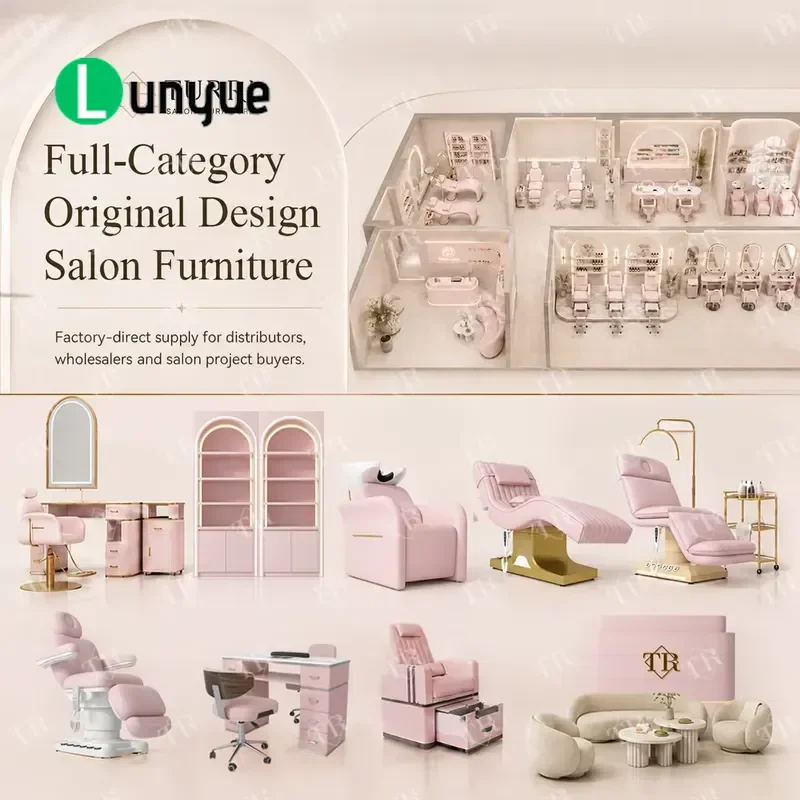 Electric Beauty Bed 3 Motors PU Leather Solid Wood Modern Furniture Set For Spa Tattoo Massage Comfortable Durable