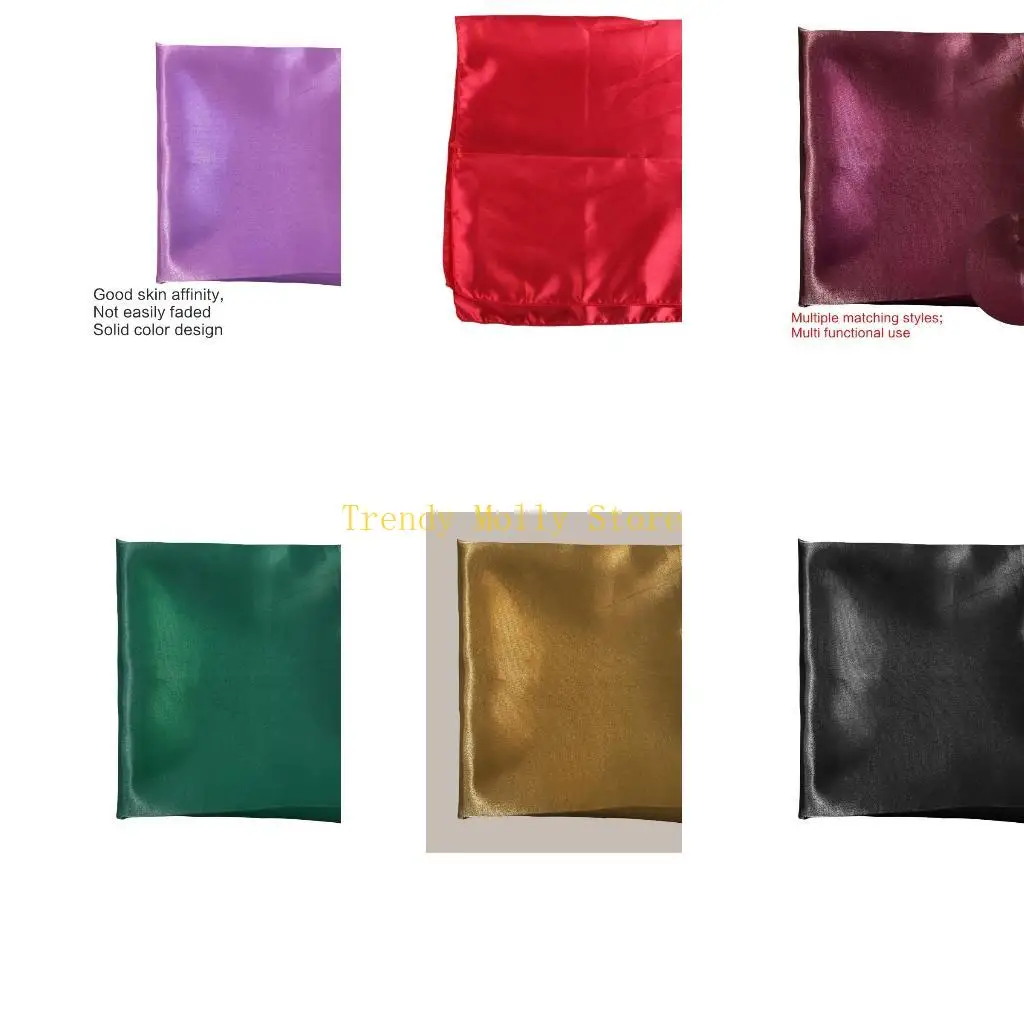 N5KB Bandana Color sólido Color Color sólido Creative Bandana