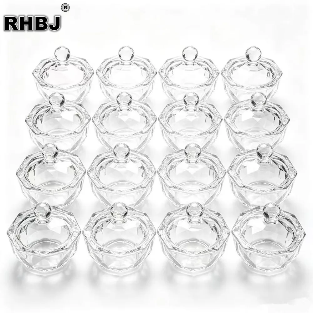 6-16pcs-crystal-glass-dappen-dish-lid-bowl-cup-holder-for-nail-art-acrylic-tools-manicure-equipment-artistic-nail-tool-set