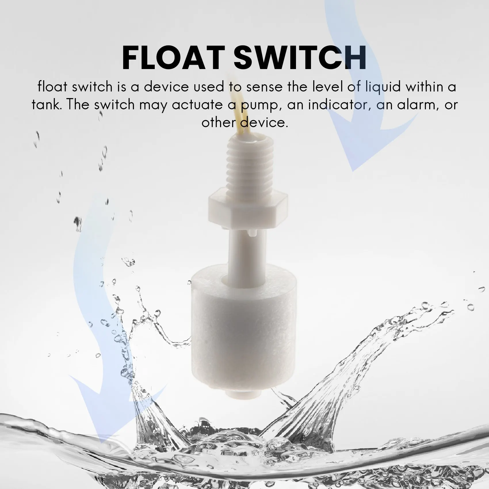 5 Pieces ZP4510 Liquid Water Level Sensor Vertical Float Switches