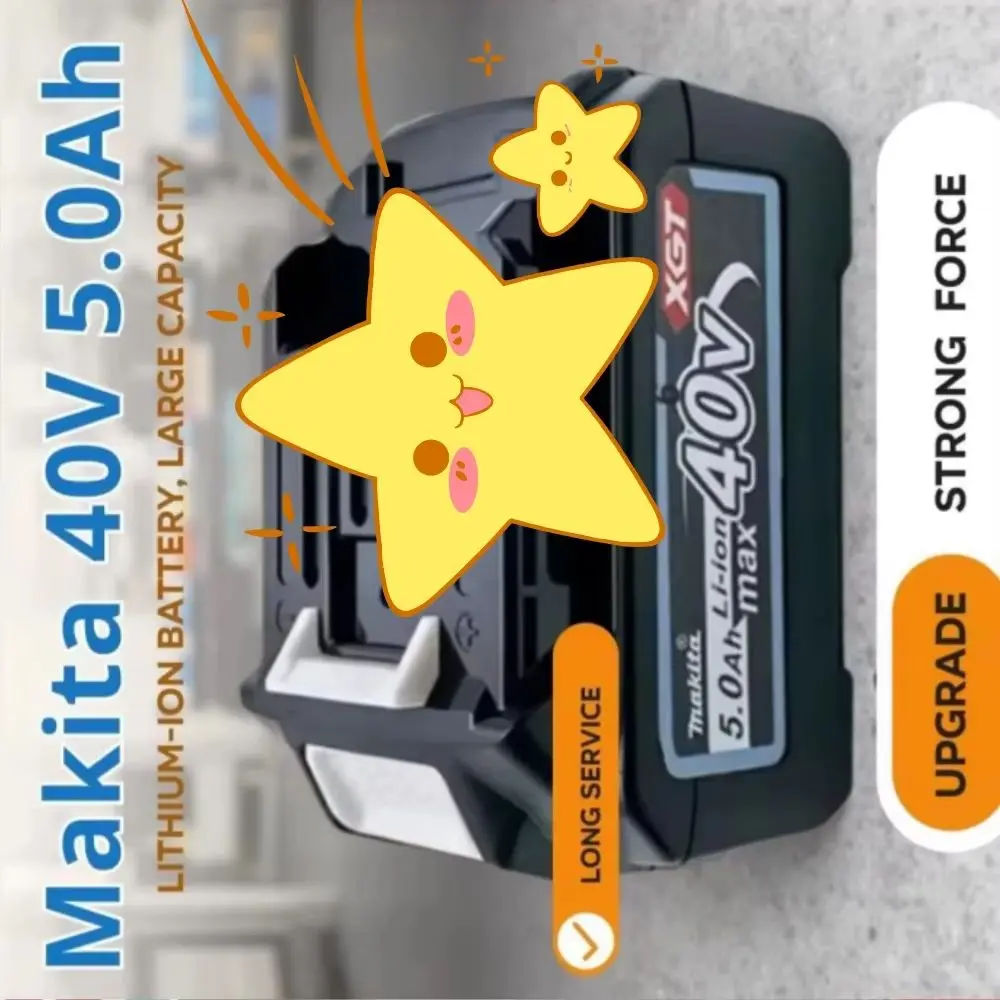 

New Makita 40V MAX XGT BL40 Series 5.0Ah Lithium Ion Battery New Original Condition Compatible with BL4020 BL4025 BL4040 Tools