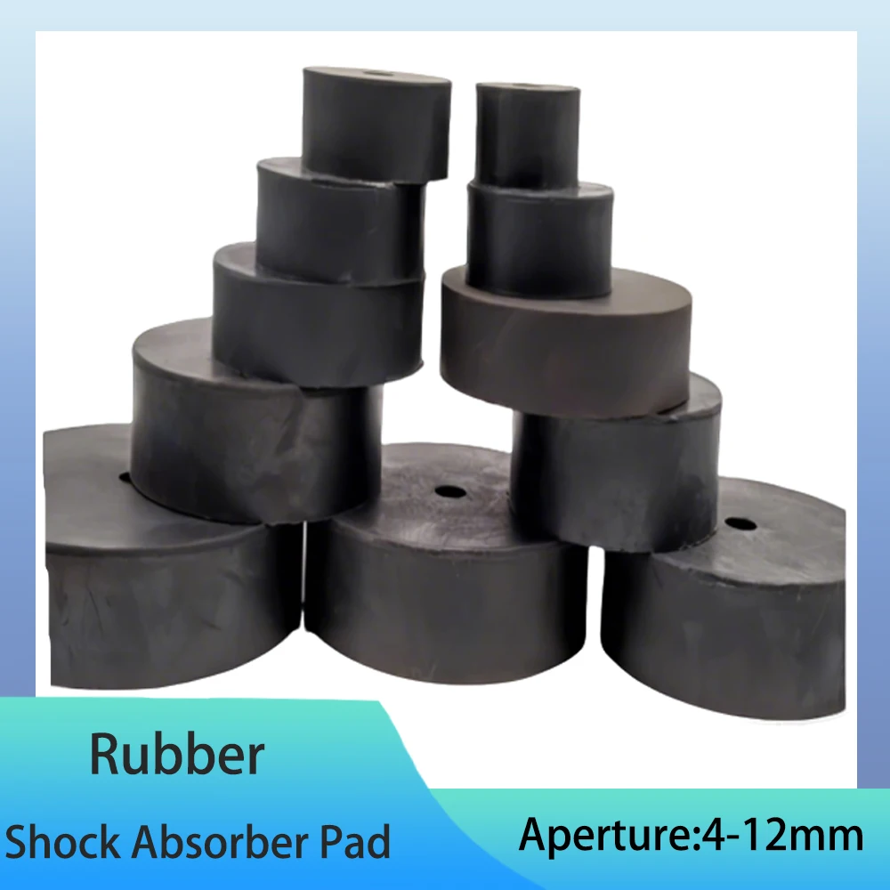 10/20/50Pcs Circular Rubber Pad OD 9mm~25mm Air Conditioning Outdoor Unit Shock Absorber Foot Pad Mechanical Buffer Block