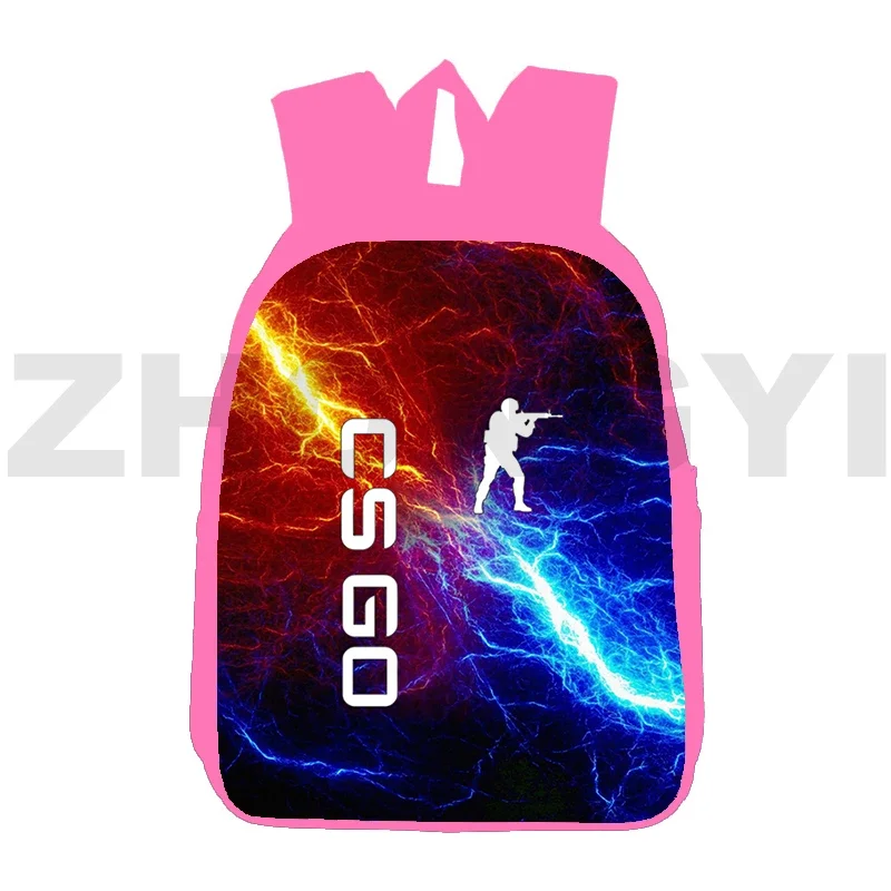 Quality Nylon Shooting War Game CS GO 3D Backpacks Lady Laptop Back Pack 12/16 Inch School Backpack for College Students Bookbag