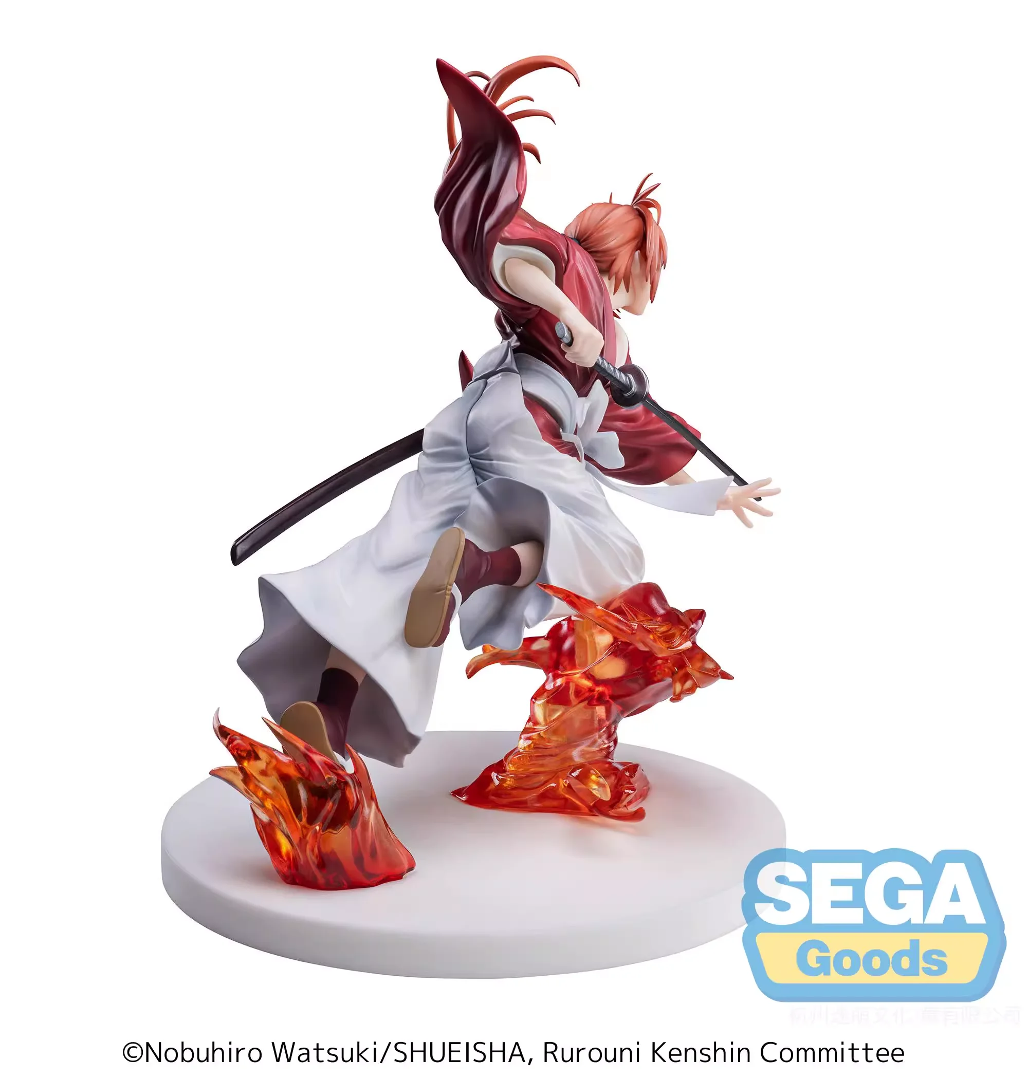 Originele SEGA Luminasta Rurouni Kenshin Himura Kenshin Amime Figuur Speelgoed PVC Model Collectie Action Beeldje Pop Gift