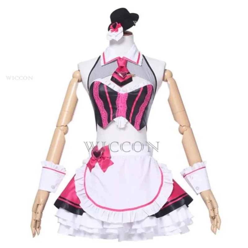 

2025 22, аниме-игра Fate/Stay Night Tohsaka Rin Matou Sakura, карнавальный костюм, шоколадное платье горничной, парик, женский сексуальный кавайный карнавал