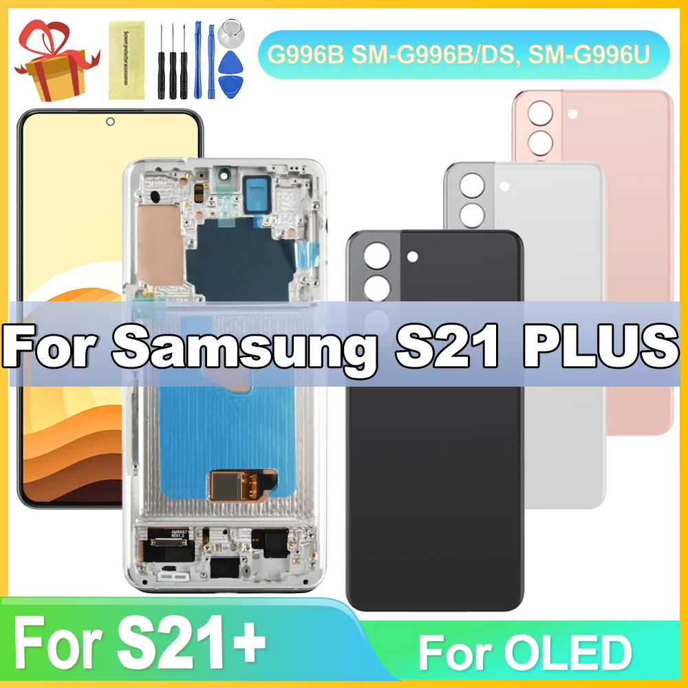 

OLED for Samsung Galaxy S21 Plus Lcd G996B G996U with Frame Display Touch Screen Digitizer Samsung s21Plus LCD G996 G9960 G996F