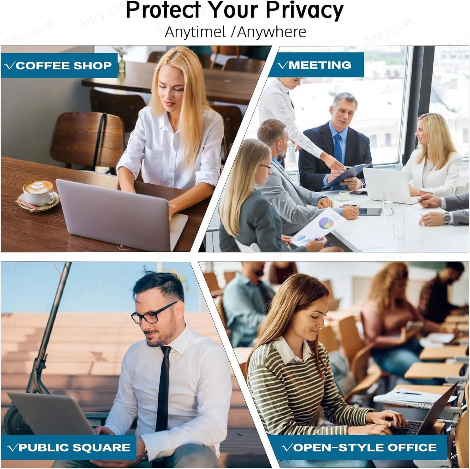 360 °   ตัวป้องกันหน้าจอความเป็นส่วนตัวสําหรับ Samsung Galaxy Tab S10 Plus 12.4 นิ้ว S9/S8/S7 Plus FE S10 Ultra 14.6 ''Anti-Spy แท็บเล็ตฟิล์ม