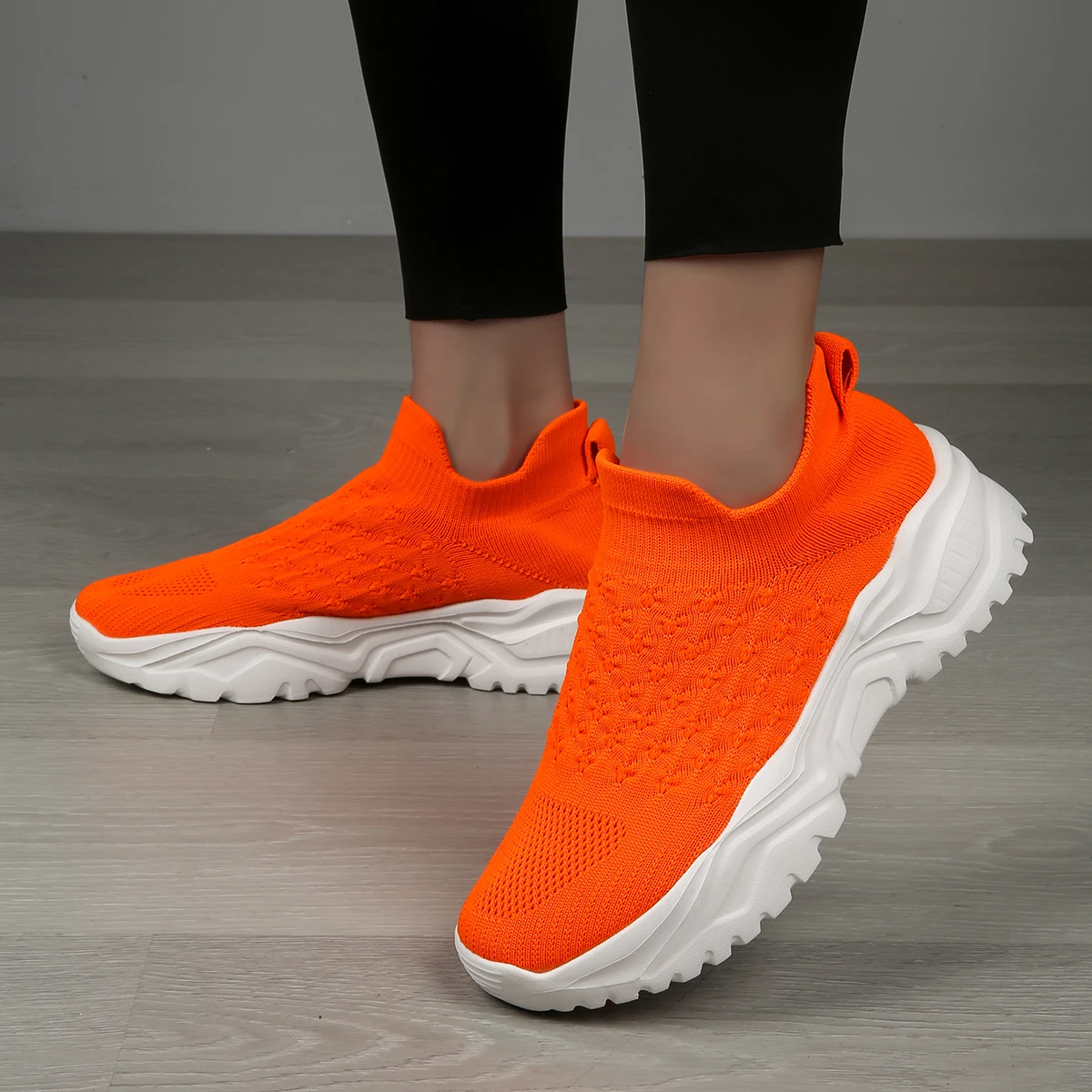 Women Casual Sport Shoes Light Sneakers Women\'s White Outdoor Breathable Mesh Black Running Shoes Athletic Jogging Tennis Shoes