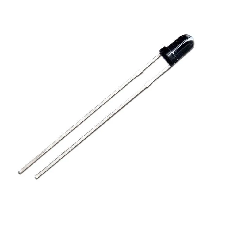 50pcs 3MM photo-sensitive receiving tube Infrared remote control receiver,  940nm flame sensor,  intelligent small vehicle