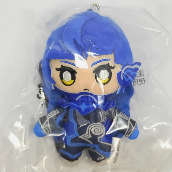 

Anime Style Blue White Hero Plush Doll RPG Game Character Stuffed Toy Soft Collectible Plushie Gift for Fans