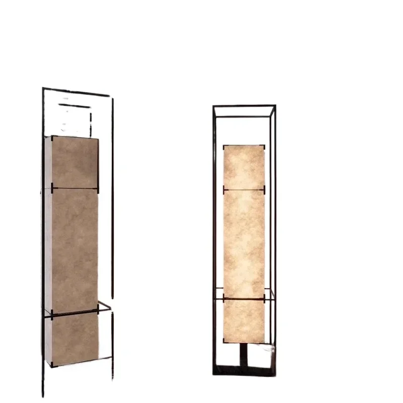 

New Chinese Song-style wabi-sabi retro zen living room tea room study project atmosphere floor