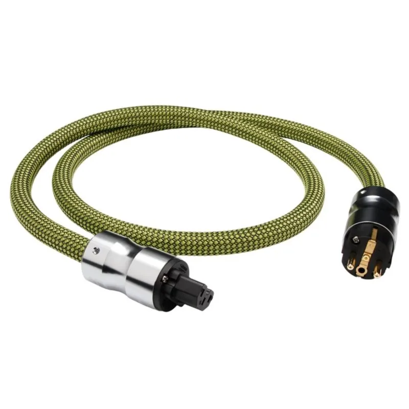 DT23 D503 HiFi Power Cable 12AWG Audiophile AC Power Cord for Amplifier CD Player EU Plug 1M