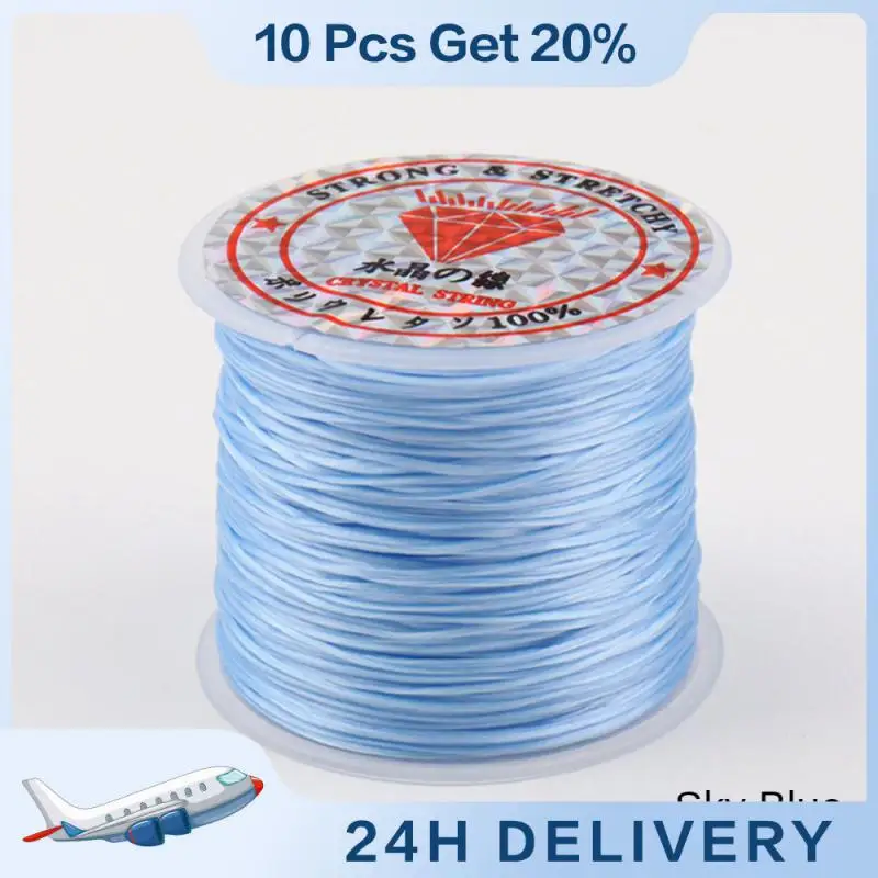 33 Color Crystal Line 33 Colors. Crystal Clear Elastic Thread Jewelry Accessories And Components Elastic Line Buddha Beads 0.5mm