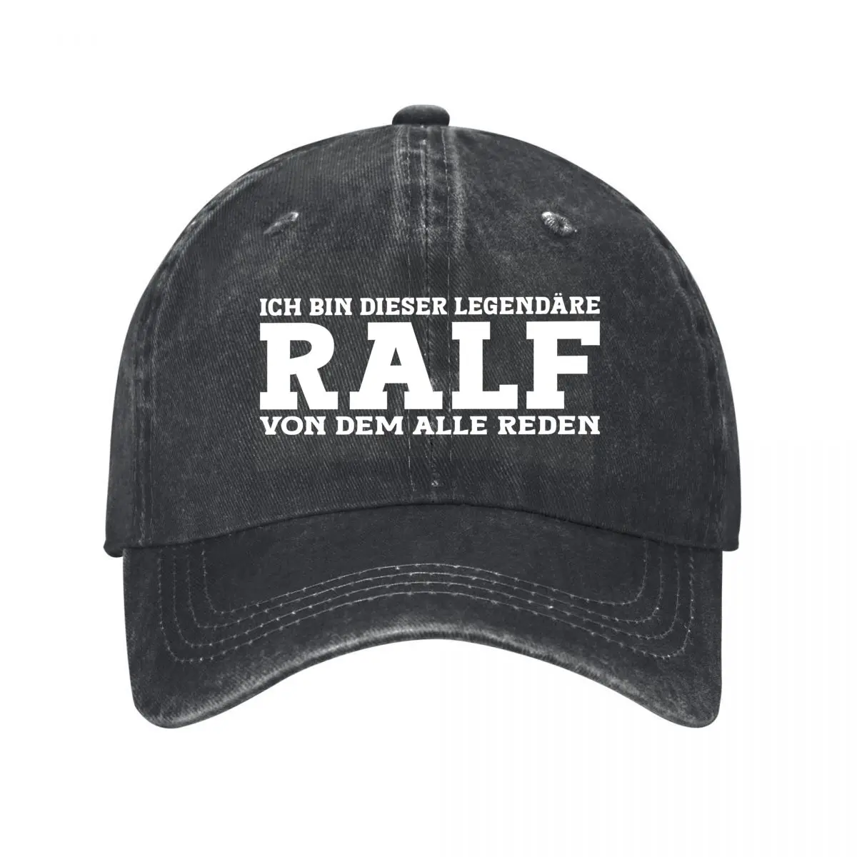 Legendary Ralf 2D Print Baseball Cap 2026 New Vintage Washed Baseball Cap