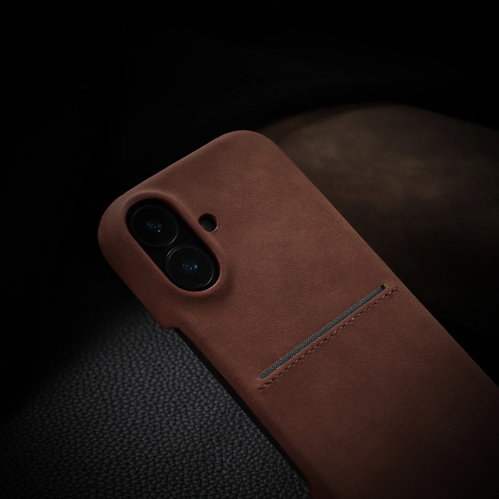 حافظة فاخرة من جلد الخراف لهاتف آيفون 17 إير 16 15 14 13 12 برو ماكس بلس غطاء محفظة مقاوم للصدمات غير لامع #4