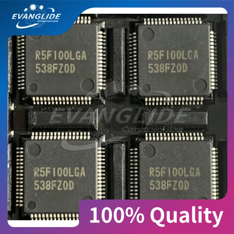 2 PCS/LOT R5F100LGA R5F100LGAFA R5F100LGAFB LQFP64 CHIP