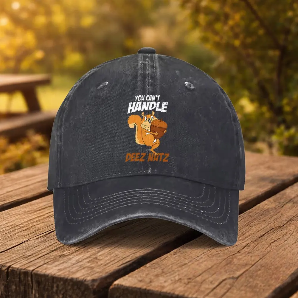 1pc Squirrel Nut Print Baseball Cap, Unisex Fashion Duckbill Hat, Suitable for Outdoor Sports Fitness Travel And Outings, Multi-