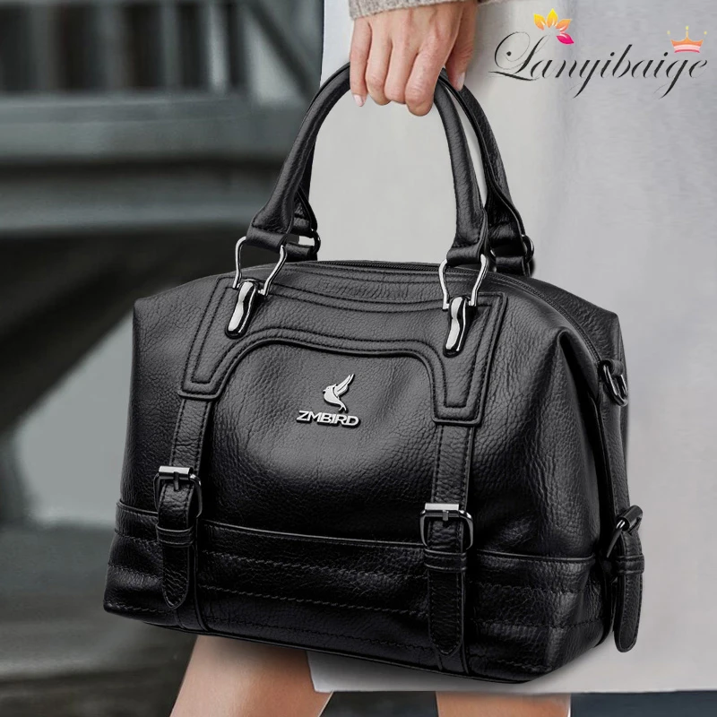 Genuine Brand High Quality Soft Leather Bags Crossbody Shoulder Bag For Womens Sac A Main Luxury Designer Casual Tote Bag Bolsos