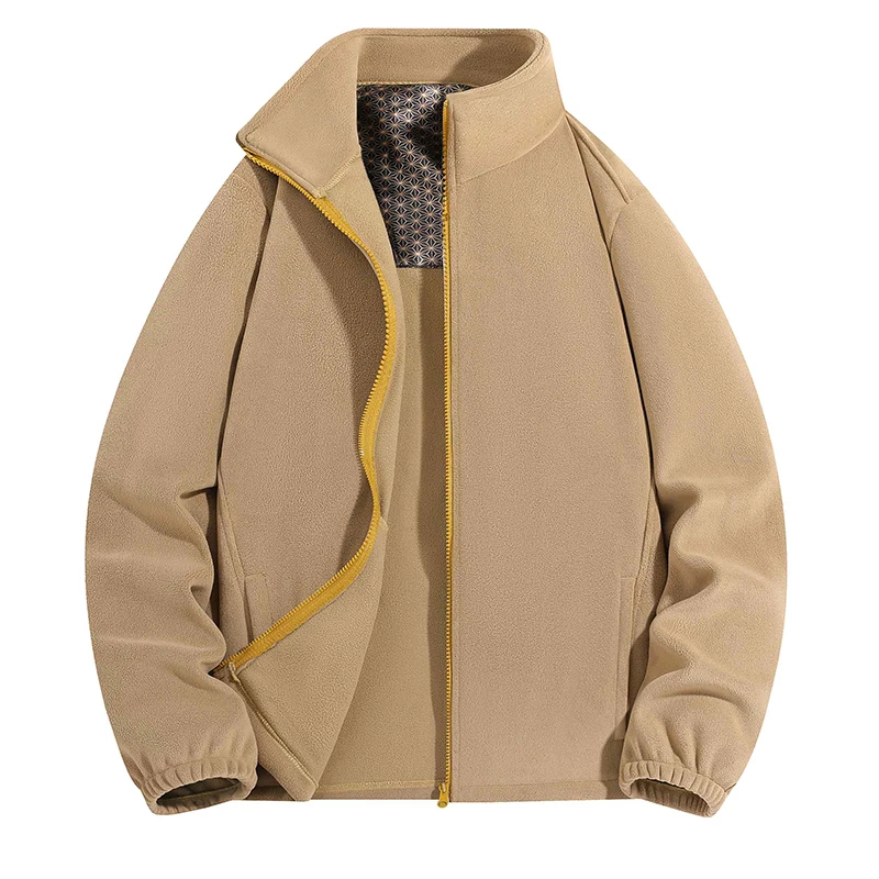 

New Outdoor Fleece Jacket Quality Couple's Autumn Winter Polar Fleece Coat Thickened Warm Mountaineering and Hiking Top