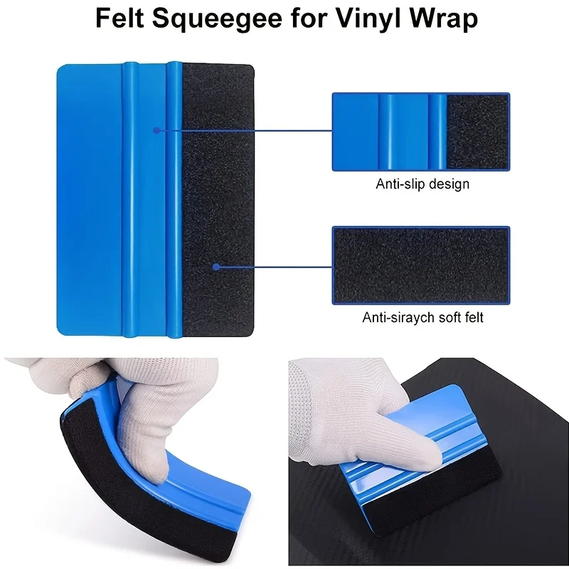 Wallpaper Smoothing Kit Tools for Applying Peel And Stick Wallpaper, Vinyl Backsplash, And Window Film Privacy Sun Shade